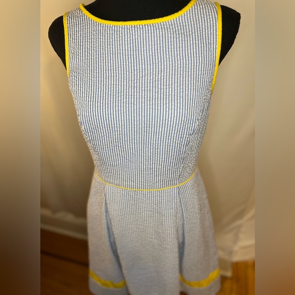 Ellie Blue and Yellow Dress size Small - Picture 6 of 16